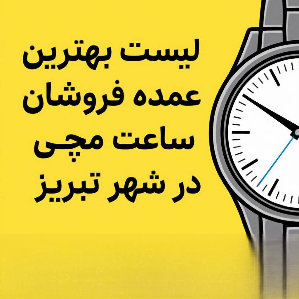 لیست بهترین عمده فروشان ساعت مچی در شهر تبریز